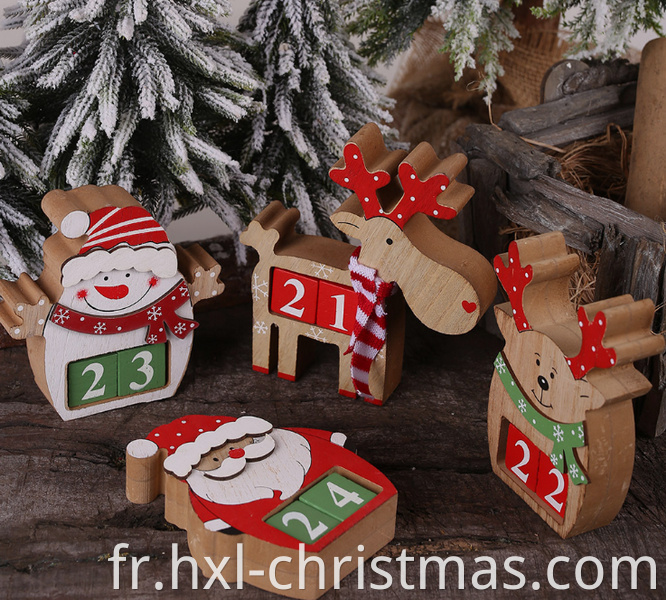 wooden xmas calender